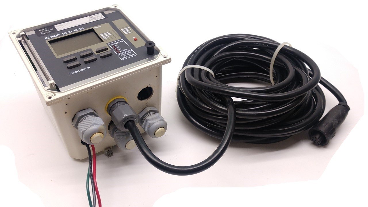 Used Yokogawa EXA SC402G-E-2-E Inductive Conductivity Transmitter, w/ Cable