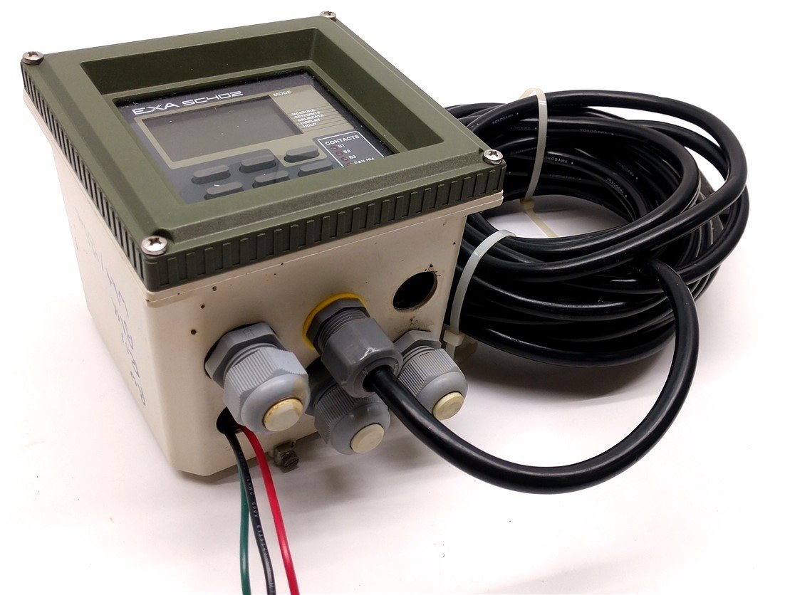 Used Yokogawa EXA SC402G-E-2-E Inductive Conductivity Transmitter, w/ Cable