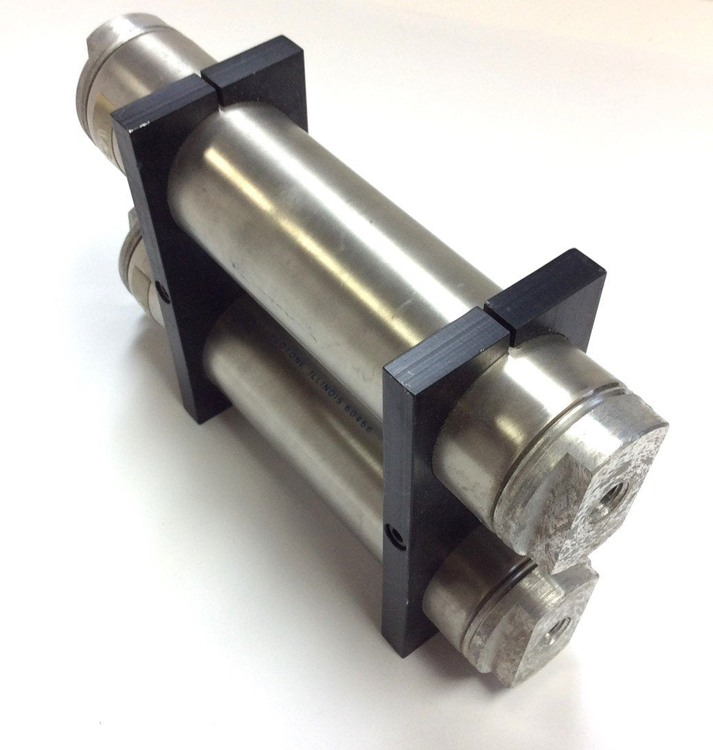 Used Lot of 2 American Cylinder 1500VCS-5.00 Volume Reservoir Chamber 1-1/2"Bore x 5"