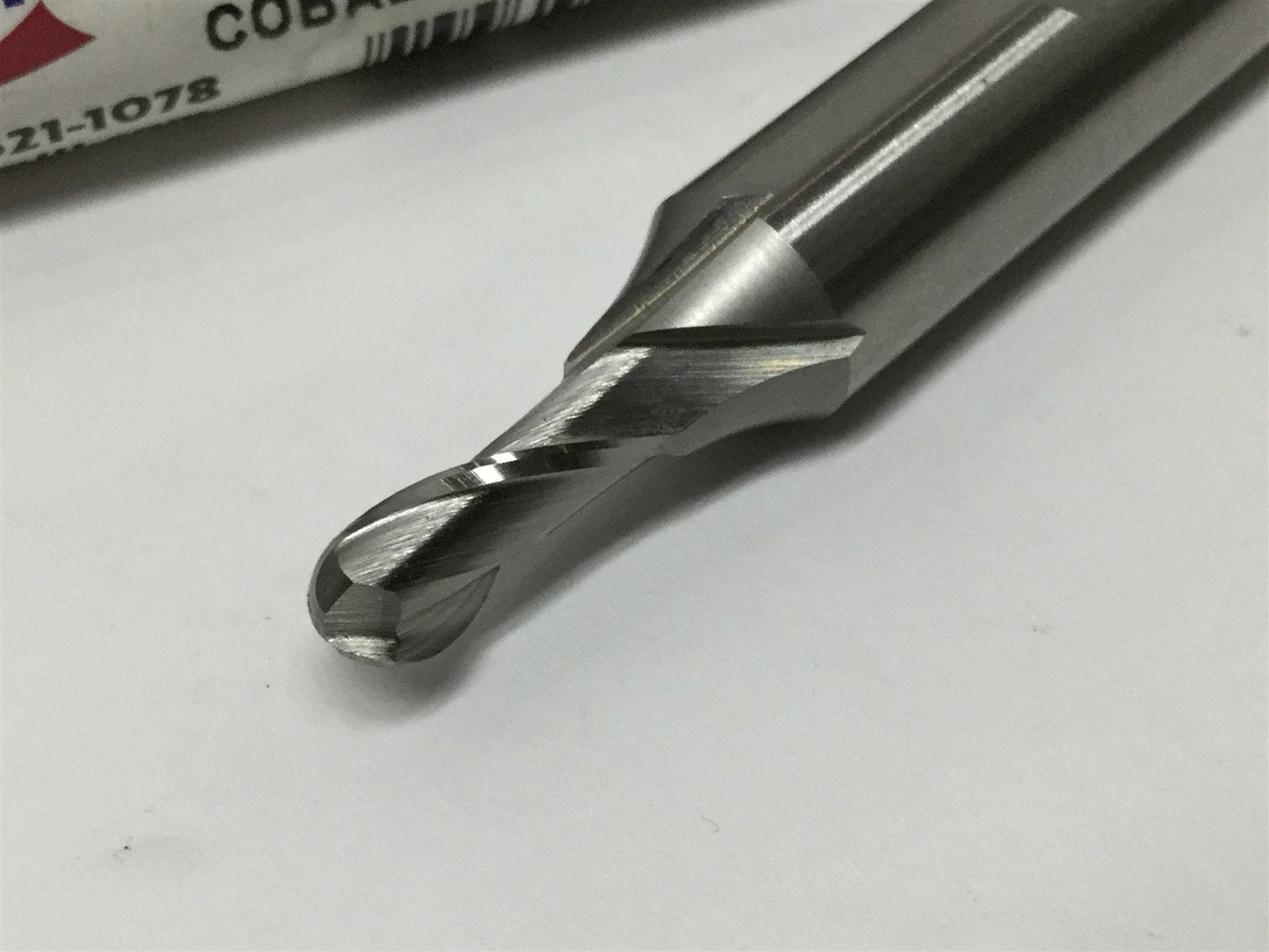 New – Open box Melin AP-12M5-B Ball Nose Radius 5mm End Mill, 30 Degree Helix Cobalt, 2-Flute