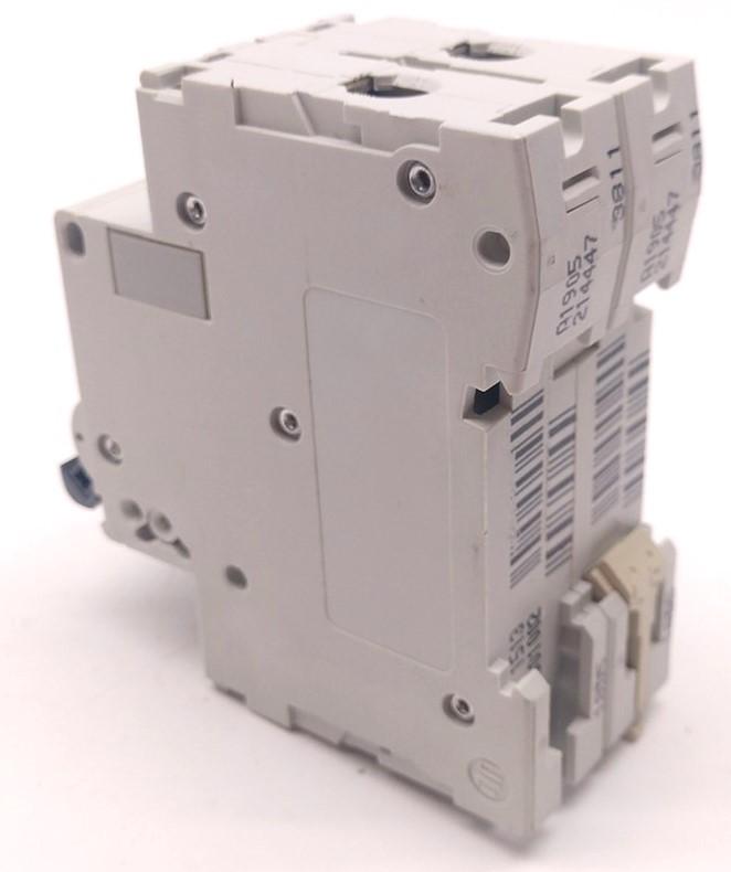 Used Merlin Gerin Multi9 C60 Circuit Breaker, 2 Pole, C-Curve, 6A, 480Y/277VAC