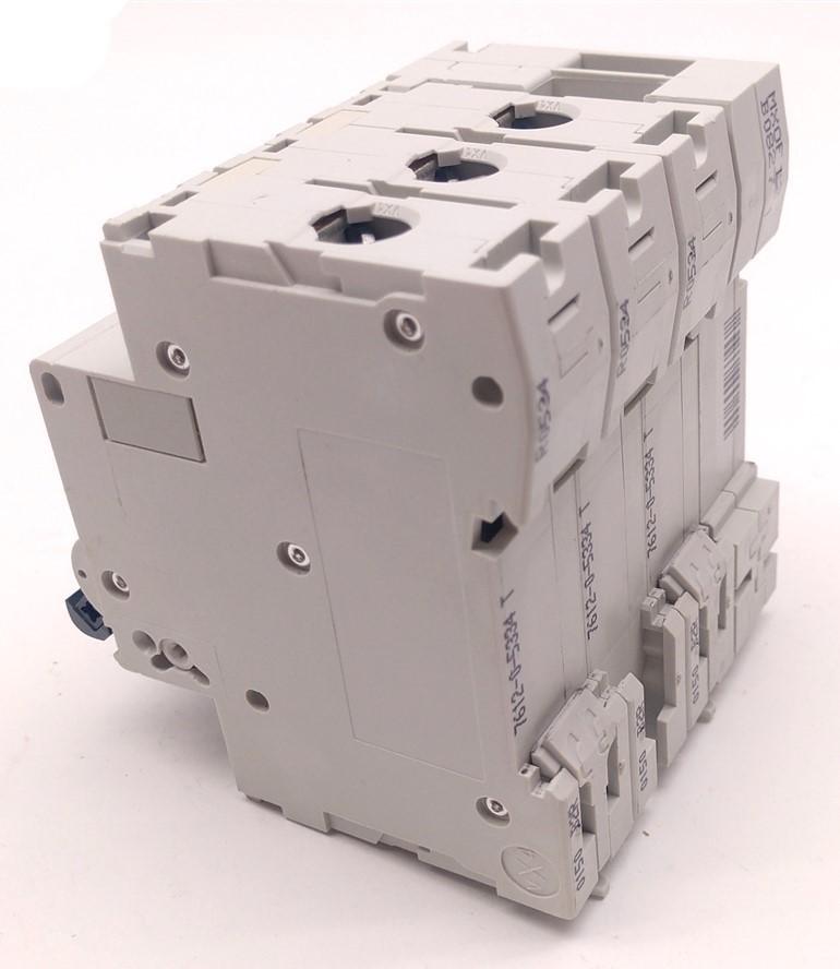 Used Merlin Gerin Multi9 C60 Circuit Breaker, 3 Pole, C-Curve, 50A, w/ MX+OF Switch