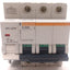 Used Merlin Gerin Multi9 C60 Circuit Breaker, 3 Pole, C-Curve, 50A, w/ MX+OF Switch