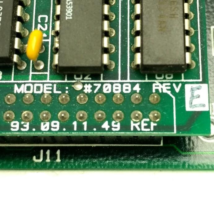 Used 070874 Rev. E Motor Controller Card, ISA, 68-Pin SCSI, w/ 70884 Daughter Board