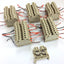 Used Lot of 50 Weidmuller SAK 4/35 Feed Through Screw Terminal Block 600V 36A 26-10AW