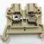 Used Lot of 50 Weidmuller SAK 4/35 Feed Through Screw Terminal Block 600V 36A 26-10AW