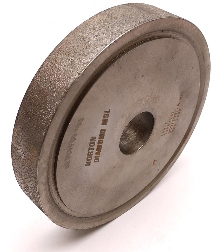 Used Norton Diamond MSL 14546 Grinding Wheel, Diameter 6", Width 1", ID 1 1/4"