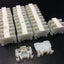 Used Lot of 35 Allen Bradley BUL 1492 Style F Terminal Blocks 300V 25A DIN Rail Mount
