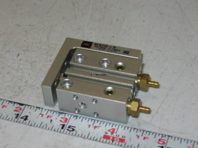 Used SMC MXH6-5 Miniature Pneumatic Compact Table Slide