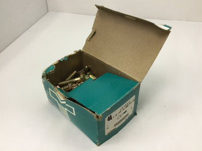 New – Open box Lot of 43 1/2-13 x 2 Hex Head Cap Screws, Partially Threaded, Zinc Plated Steel