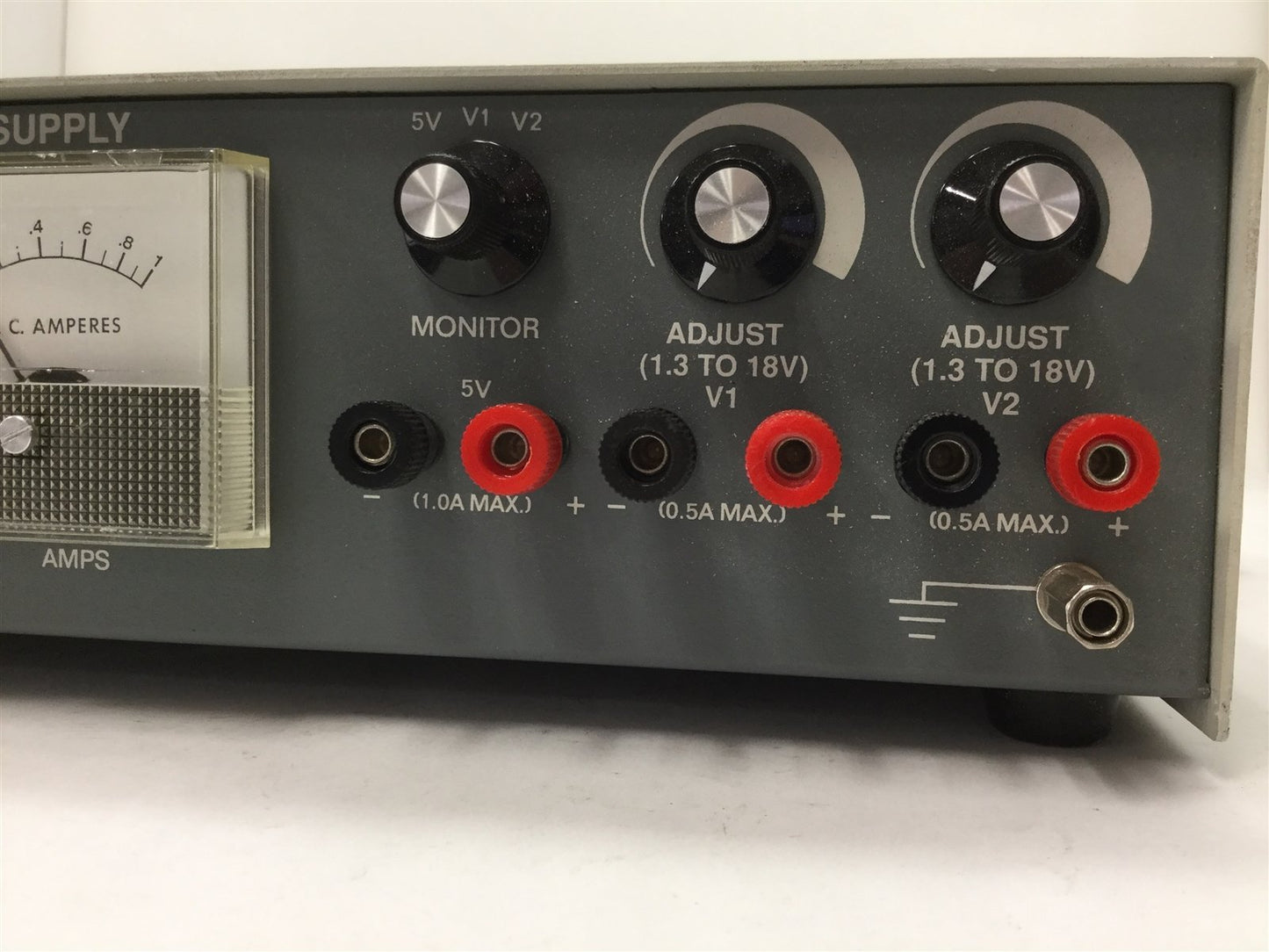 Used Global Specialties 1301A Power Supply, Input: 115VAC 0.5A, Output 5VDC 1.3-18VDC