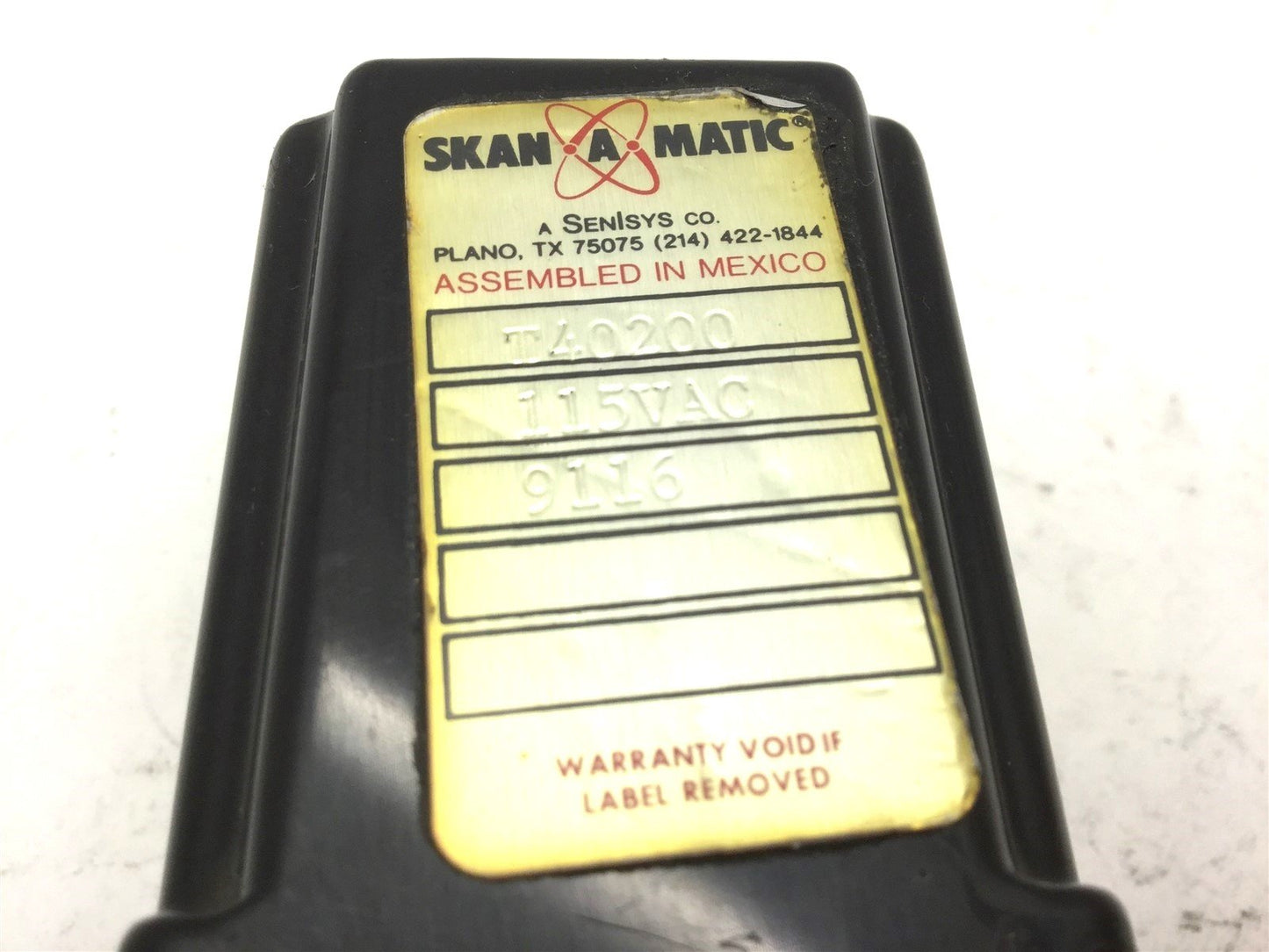Used Skan-A-Matic T40200 Amplifier Power Supply Solid State Relay, Voltage: 115VAC