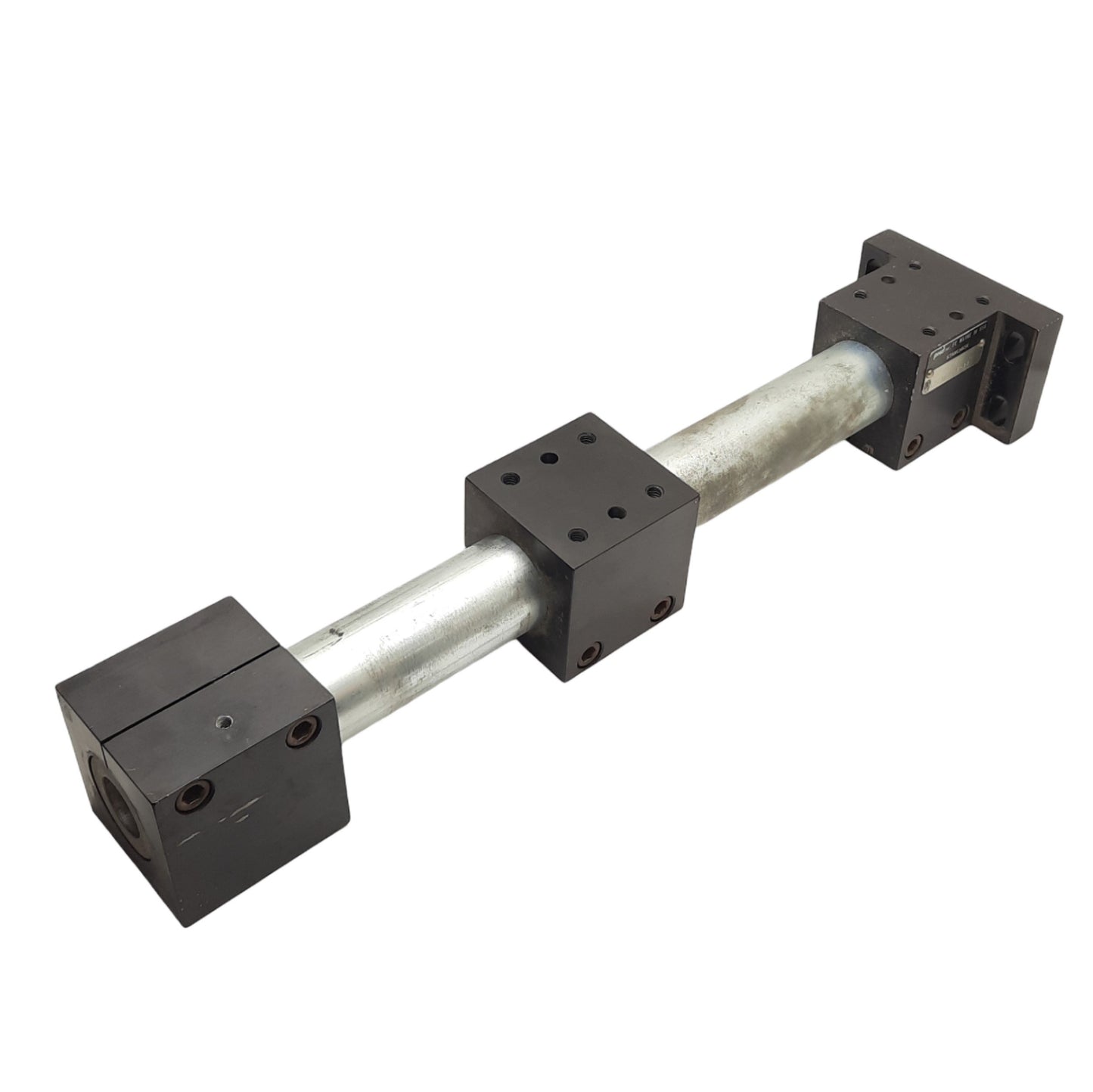 Used PHD 13230-1-1-14 Linear Guide Rod Clamping Positioner, Overall Length: 14"