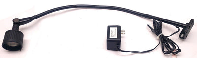 Used Dazor Model 6930 Lamp, Halogen Lighting w/Flexible Arm, 118V, 60Hz, Missing Bulb