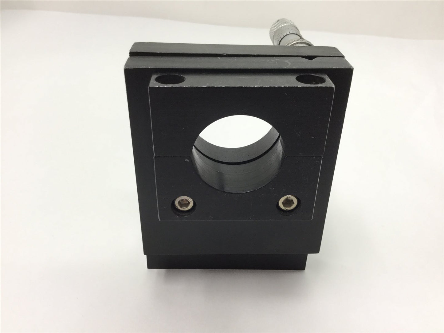 Used Adjustable Laser Turning Mirror Holder, With 2x Mitutoyo Micrometers 0.5" Stroke