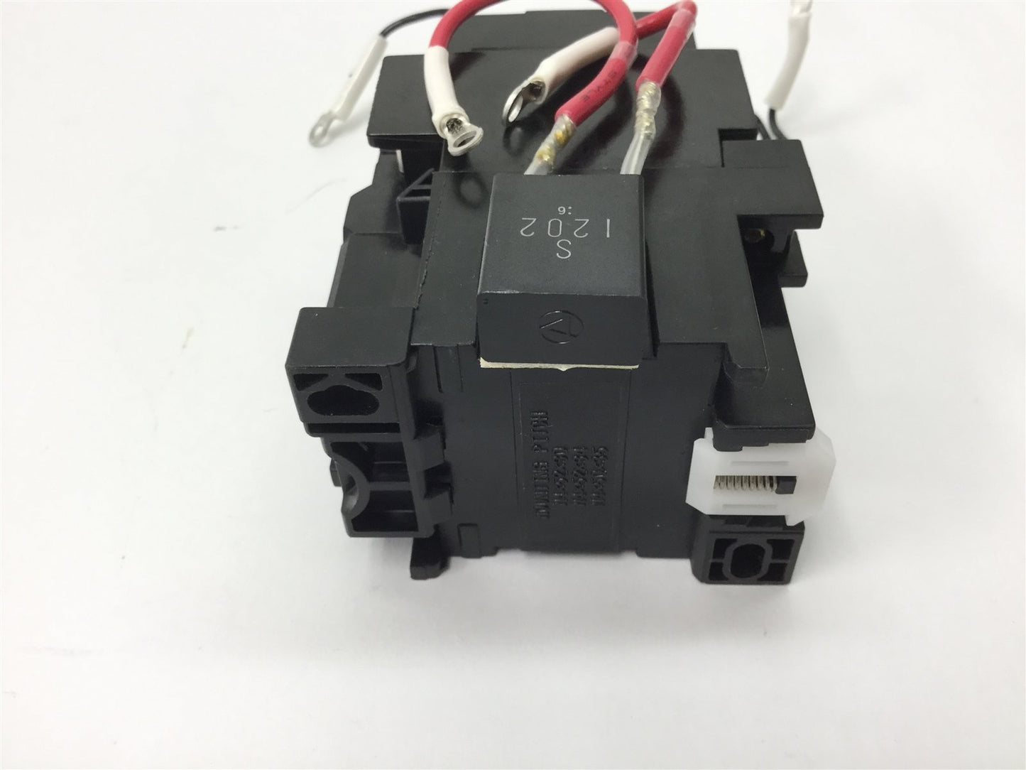 Used Mitsubishi S-K10 Contactor, 3-Pole with N/O Aux, with UA-AX2 Auxiliary Block