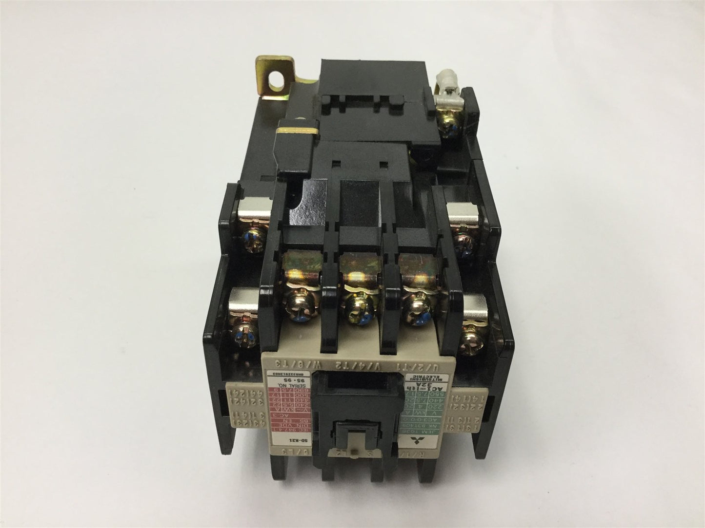 Used Mitsubishi SD-K21 Contactor, 3-Pole with 2x N/O and 2x N/C Auxiliary Contacts