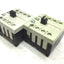 Used Lot of 2 Square D Class 9999 PN10 Auxiliary Contact Voltage 600VAC, Amperage 12A