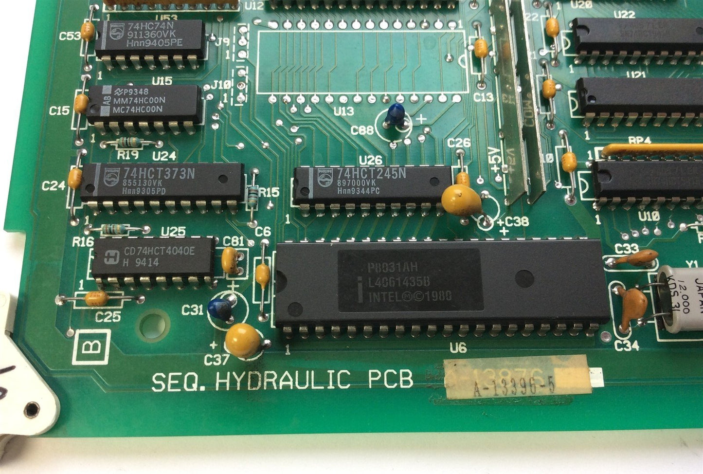 Used Barber Colman Maco A-13396-5 Sequence Seq. Hydraulic PCB PC Board A133965