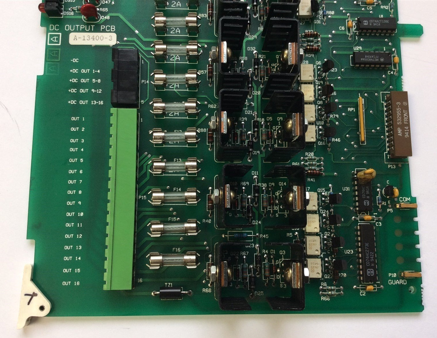 Used Barber Colman Maco A-13400-3 DC Output PCB PC Board Card A134003