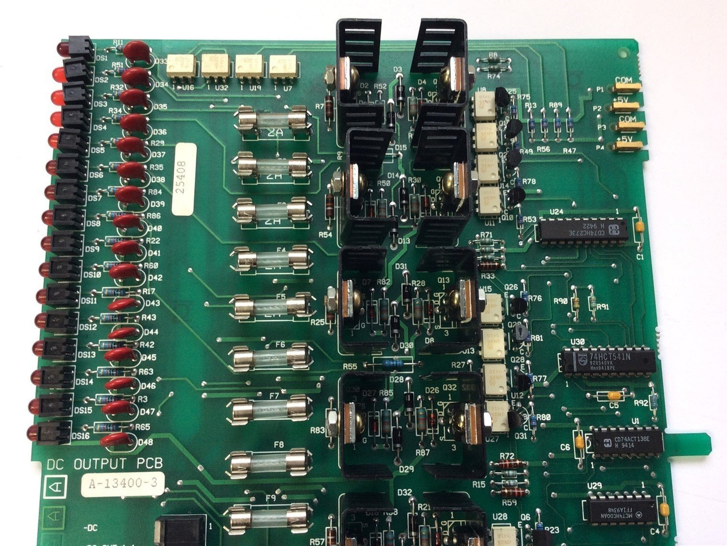 Used Barber Colman Maco A-13400-3 DC Output PCB PC Board Card A134003