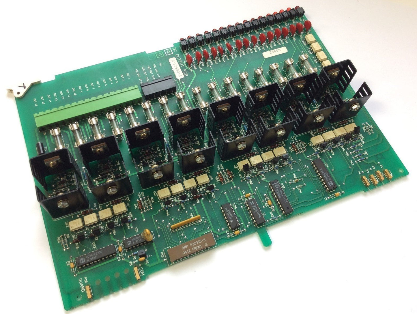 Used Barber Colman Maco A-13400-3 DC Output PCB PC Board Card A134003
