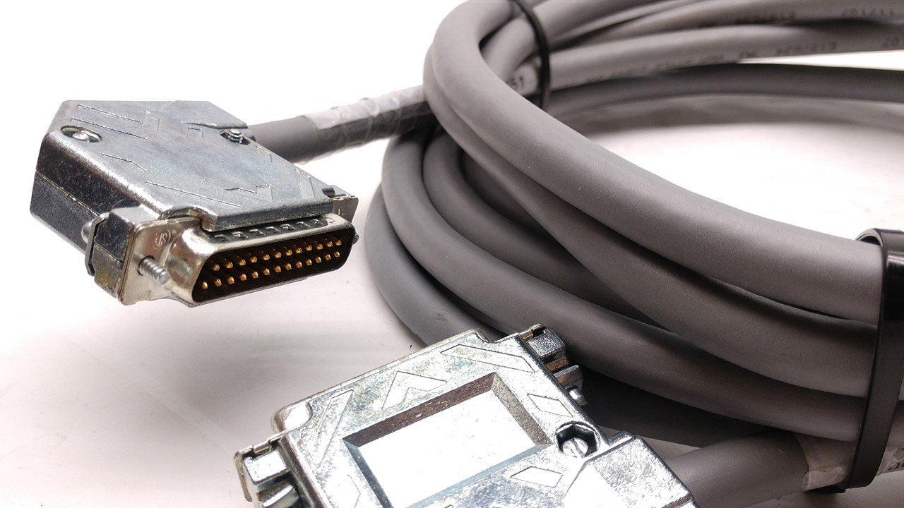 Used Aerotech 630D1650-50 Configured Brushless Feedback Cable, 25 Pin, Length: 20'