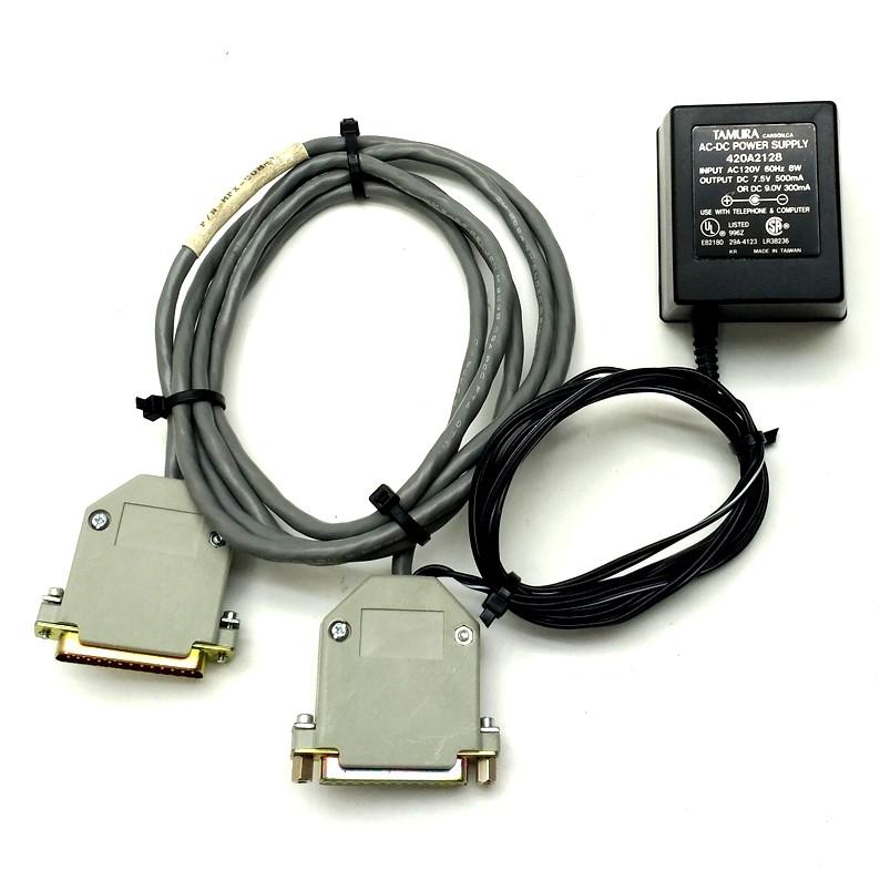 Used MicroRidge MPX-COM-1 Multiplexer Cable & PSU, DB25 Male to Female, 9VDC 0.5A