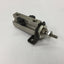 Used SMC NCDJPL6-050D Pin Cylinder, Bore: 1/4", Stroke: 1/2", Pressure: 100psi 0.7MPa