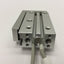 Used SMC MXH6-30 Pneumatic Slide Table, Stroke: 30mm, Bore: 6mm, W/ 2x D-M9P Sensors