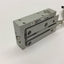 Used SMC MXH6-30 Pneumatic Slide Table, Stroke: 30mm, Bore: 6mm, W/ 2x D-M9P Sensors