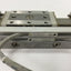 Used SMC MXP10-20 Pneumatic Slide Table, Stroke: 20mm, Bore: 10mm, 2x D-M9P Sensors