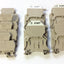 Used Lot of Weidmuller 4x WSI6/2 Fuse Terminal, 4x ZTR 2.5 Disconnect w/ WSD2,5 Plug