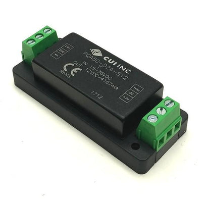 New CUI Inc. PQA50-D24-S12-T DC to DC Converter Input: 18-36VDC Output: 12VDC 4167mA