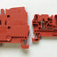 Used Lot of 43 Allen Bradley 1492-L3 Spring Clamp Terminal Blocks 600V 25A 30-12 AWG