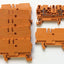 Used Lot of 43 Allen Bradley 1492-L3 Spring Clamp Terminal Blocks 600V 25A 30-12 AWG