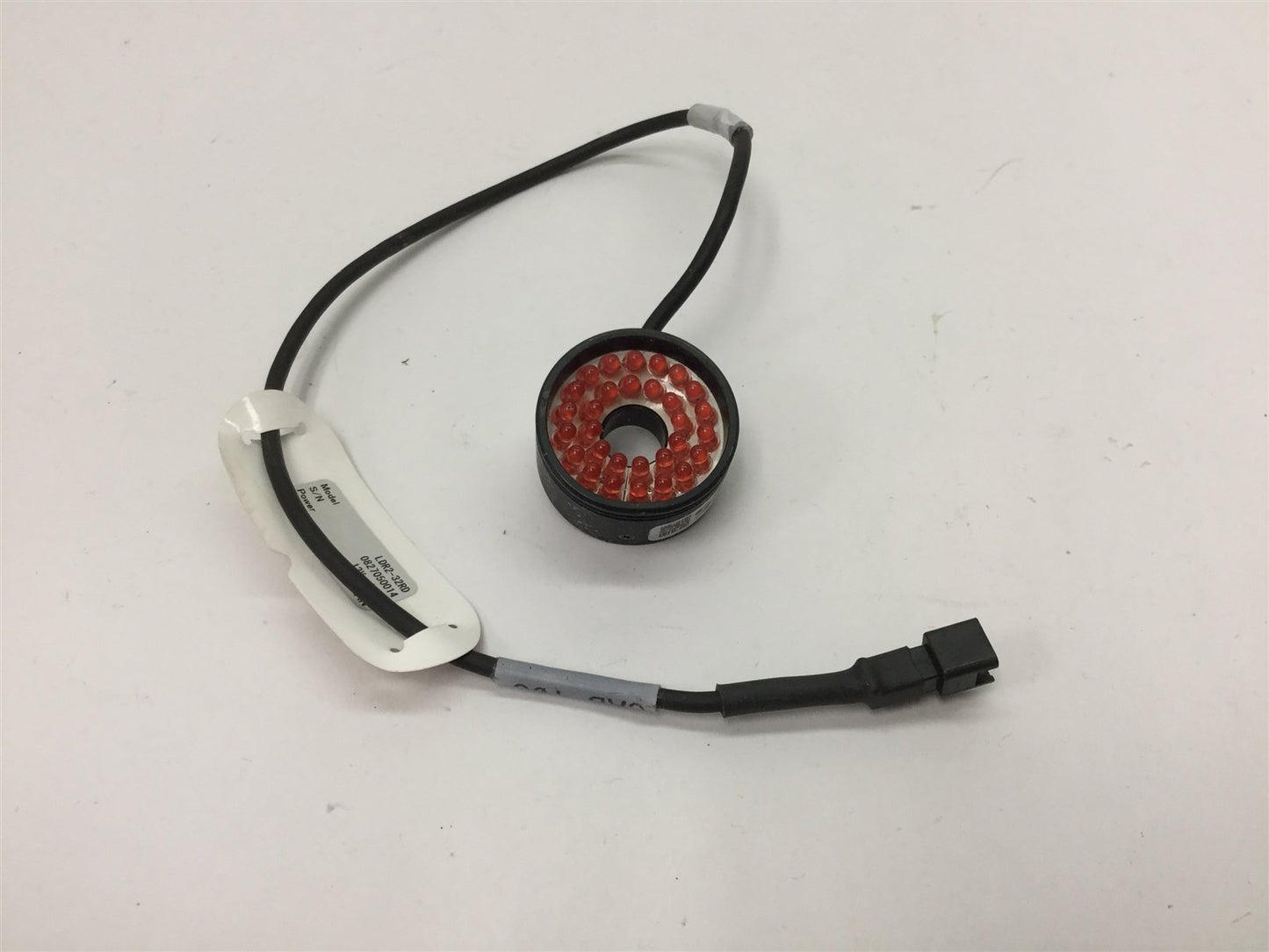 Used CCS Inc LDR2-32RD LED Ring Light, Color: Red, ID: 10mm, Power: 12VDC 1.5W