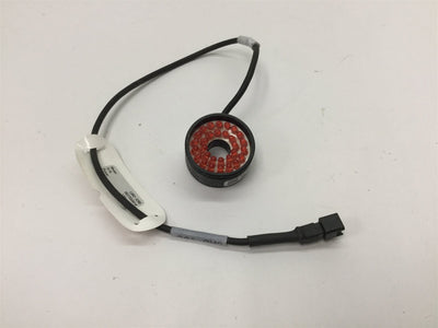 Used CCS Inc LDR2-32RD LED Ring Light, Color: Red, ID: 10mm, Power: 12VDC 1.5W