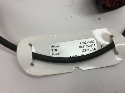 Used CCS Inc LDR2-32RD LED Ring Light, Color: Red, ID: 10mm, Power: 12VDC 1.5W