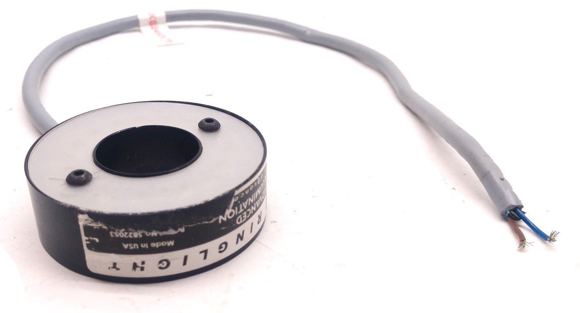 Used Advanced Illumination RL2316 LED Bright Field Ring Light Source, Red, 24VDC