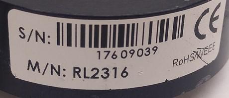 Used Advanced Illumination RL2316 LED Bright Field Ring Light Source, Red, 24VDC
