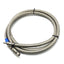 Used Swagelok SS-FM6TA6TA6-120 ?" Convoluted Hose ?" Tube to ?" A-LOK SS Braid 12'