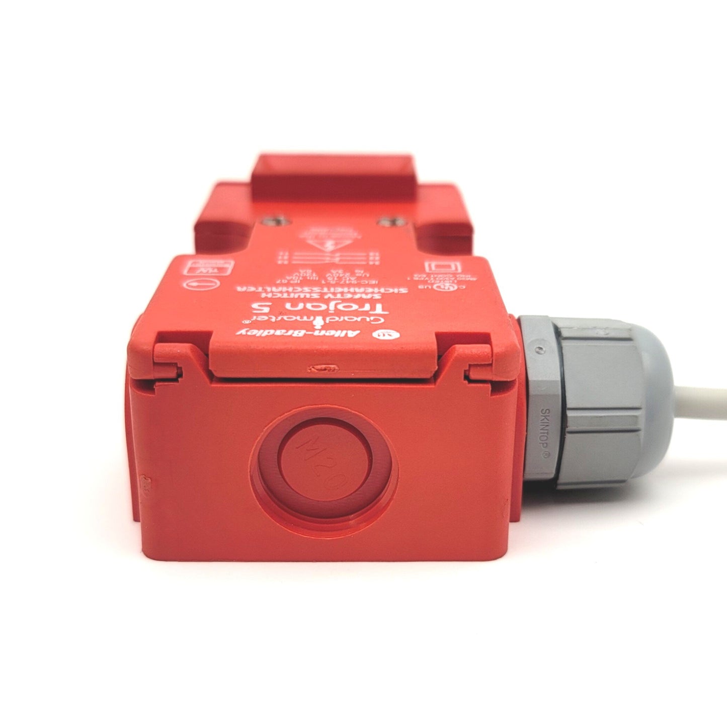 Used Allen Bradley 440K-T11467 Ser B Guard Master Trojan 5 Safety Switch, Ports: M20