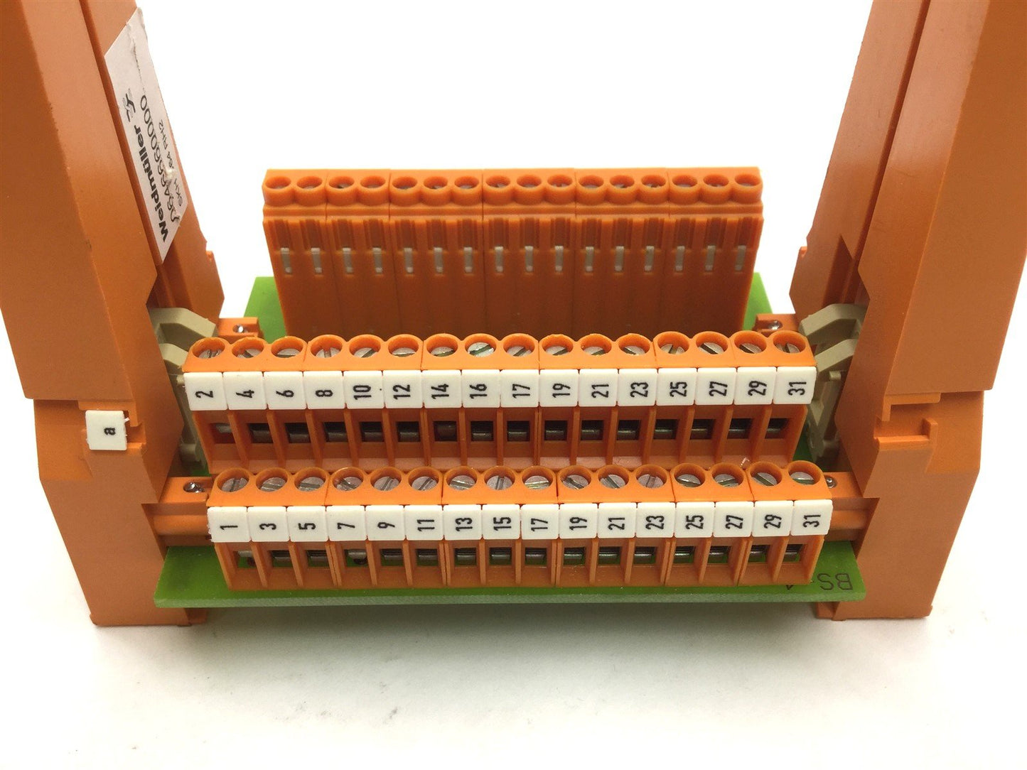 Used Weidmuller 0646660000 SKH C64 RH2 Card Holder Carriage Plug In DIN 41612