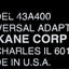 Used Dukane 43A400 Universal Adapter, 2x 12-Pin 3x 4-Pin Round, DB9, 36-Pin SCSI