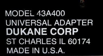 Used Dukane 43A400 Universal Adapter, 2x 12-Pin 3x 4-Pin Round, DB9, 36-Pin SCSI