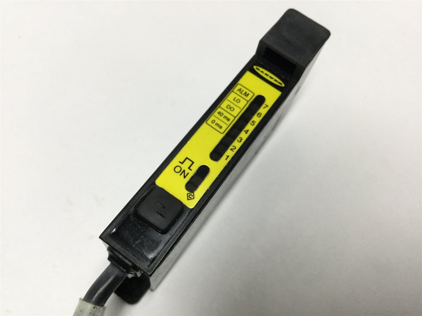 Used Banner D12E2N6FPQ6 54663 Glass Fiber Optic Sensor 10-30VDC NPN, 500æs Response