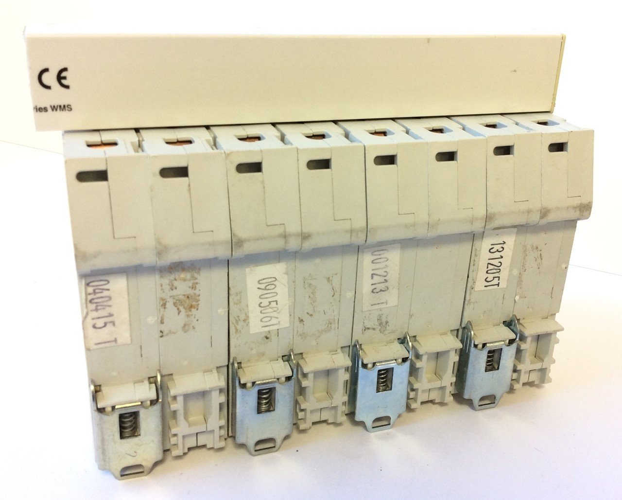 Used Lot of Cutler Hammer WMS2C 2-Pole Circuit Breakers 2A 3A 4A 25A 480VAC DIN Mount