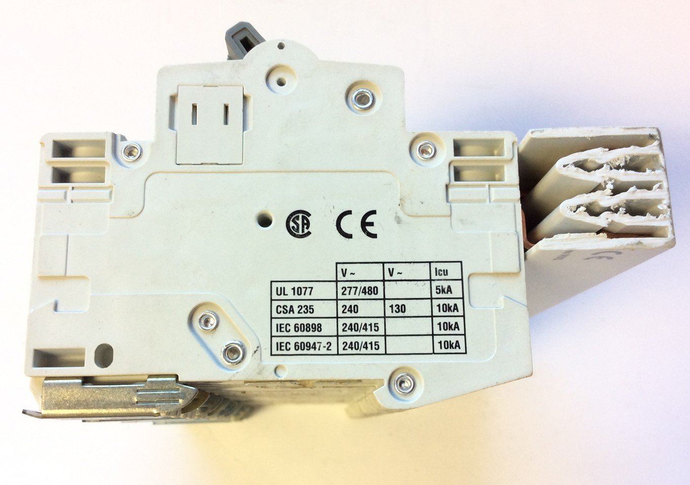 Used Lot of Cutler Hammer WMS2C 2-Pole Circuit Breakers 2A 3A 4A 25A 480VAC DIN Mount