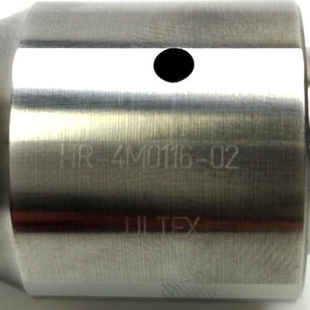 Used Ultex HR-4M0116-02 Ultrasonic Bonding Horn, M8-1.25 Thread, 130 x 35 x 35mm